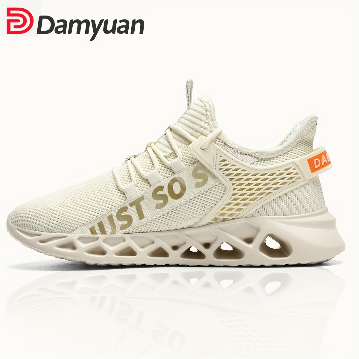 Damyuan Men's Blade Type Shoes, Breathable Shock Absorption Running Shoes Lightweight Non-Slip Shoes For Jogging Tennis Gym, Casual Walking Sneakers